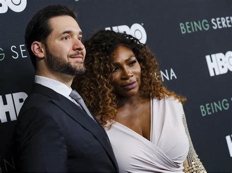 serena williams and her husband.